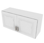 Napa White Double Door Wall Cabinet - 36" W x 18" H 36" W
