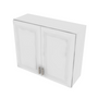 Napa White Double Door Wall Cabinet - 36" W x 30" H 36" W
