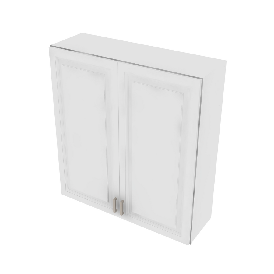 Napa White Double Door Wall Cabinet - 39" W x 42" H x 12" D 39" W