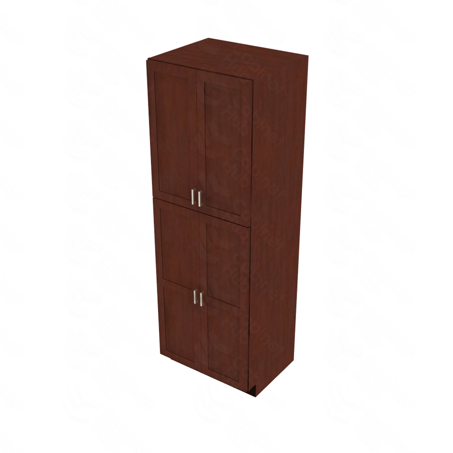 Shaker Espresso Double Door Pantry - 30" W x 90" H x 24" D 30" W