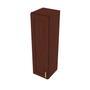 Shaker Espresso Single Door Wall Cabinet - 12" W x 42" H x 12" D 12" W