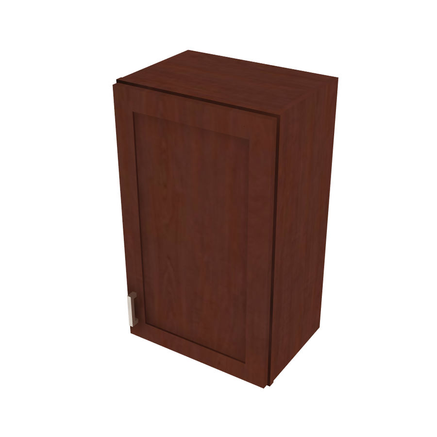 Shaker Espresso Single Door Wall Cabinet - 18" W x 30" H 18" W