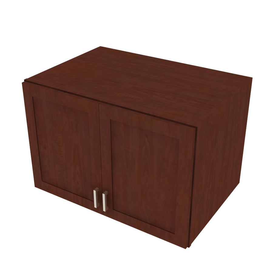 Shaker Espresso Deep Wall Cabinet - 36" W x 24" H x 24" D 36" W