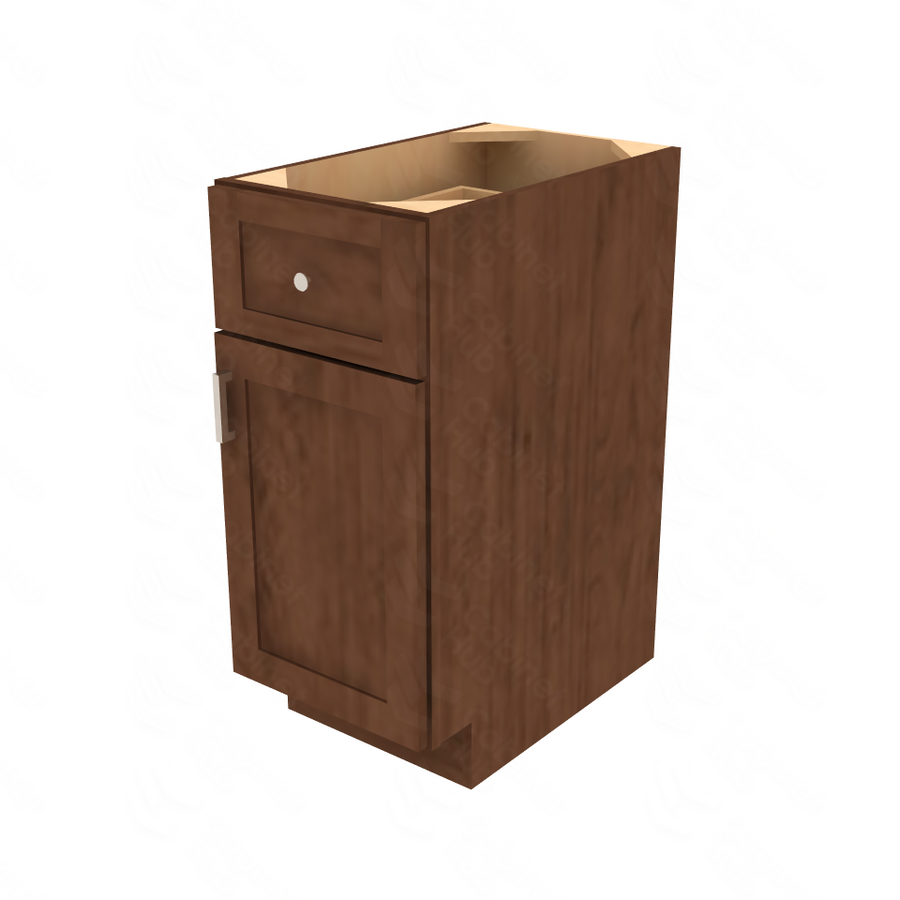 Shaker Kodiak Single Door Standard Base Cabinet - 15" W Default Title