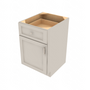 Shaker Sand Single Door Standard Base Cabinet - 21" W x 34.5" H x 24" D 21" W