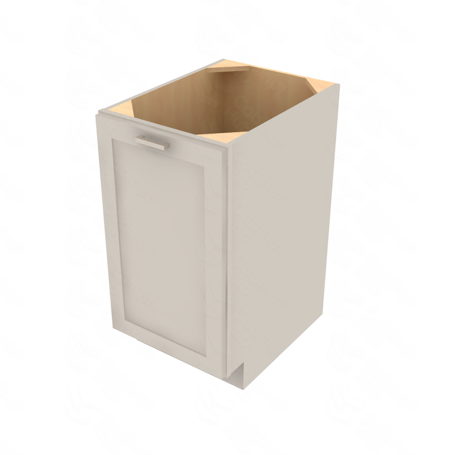 Shaker Sand 1 Trash Can Base (Full Height) - 18" W x 34.5" H x 24" D 18" W