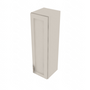 Shaker Sand Single Door Wall Cabinet - 12" W x 42" H x 12" D 12" W