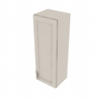Shaker Sand Single Door Wall Cabinet - 15" W x 42" H x 12" D 15" W
