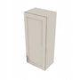 Shaker Sand Single Door Wall Cabinet - 18" W x 42" H x 12" D 18" W