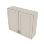 Shaker Sand Double Door Wall Cabinet with Center Stile - 42" W x 36" H x 12" D 42" W