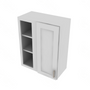 Shaker Designer White Blind Wall Cabinet - 24" W x 30" H x 12" D 24" W