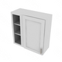 Shaker Designer White Blind Wall Cabinet - 30" W x 30" H x 12" D 30" W