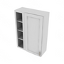 Shaker Designer White Blind Wall Cabinet - 30" W x 42" H x 12" D 30" W