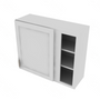 Shaker Designer White Blind Wall Cabinet - 36" W x 30" H x 12" D 36" W