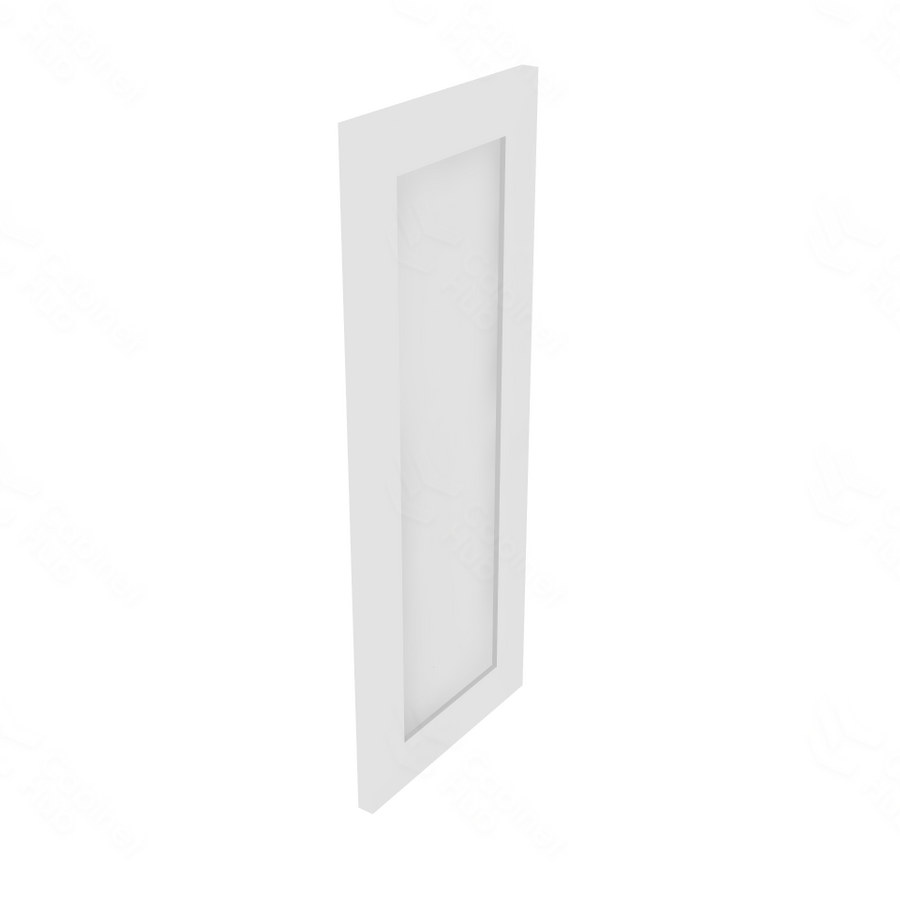 Shaker Designer White Decorative Cabinet End Panel - 11.5" W x 28.75" H x 0.75" D 11.5" W