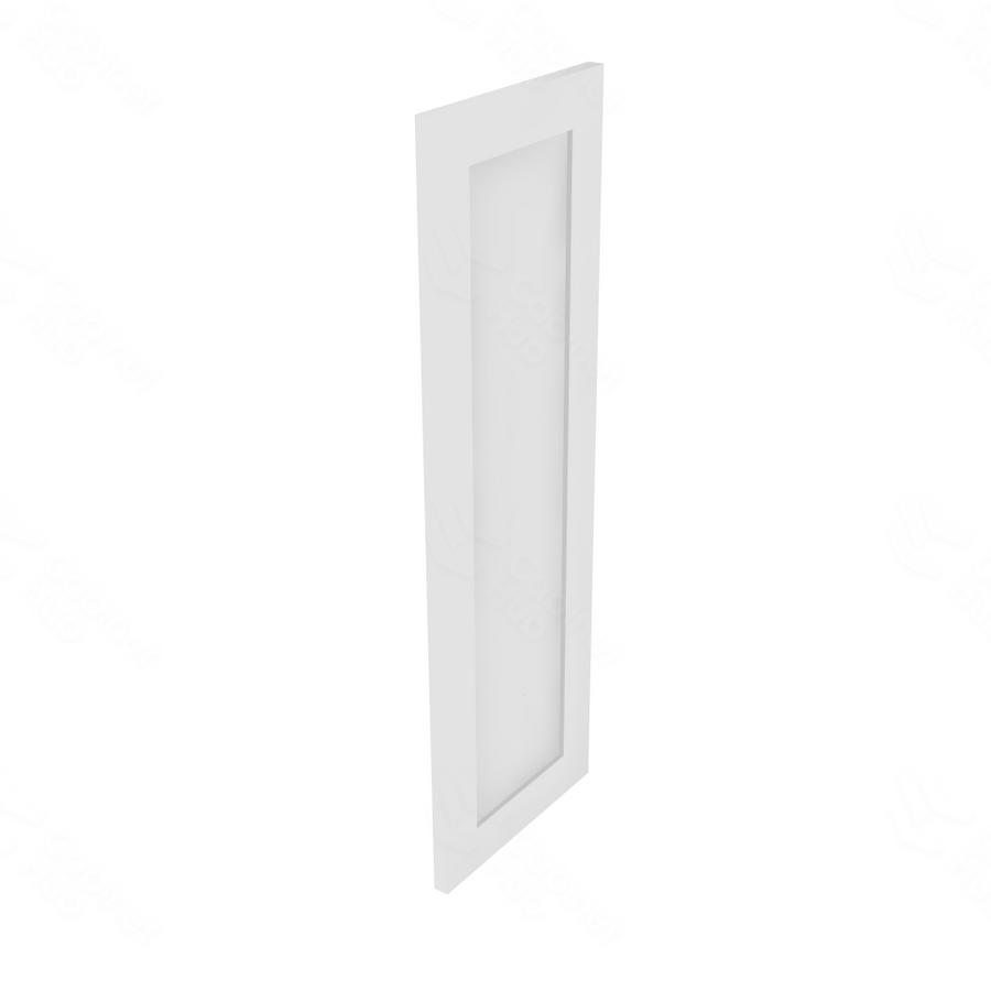 Shaker Designer White Decorative Cabinet End Panel - 11.5" W x 34.75" H x 0.75" D 11.5" W