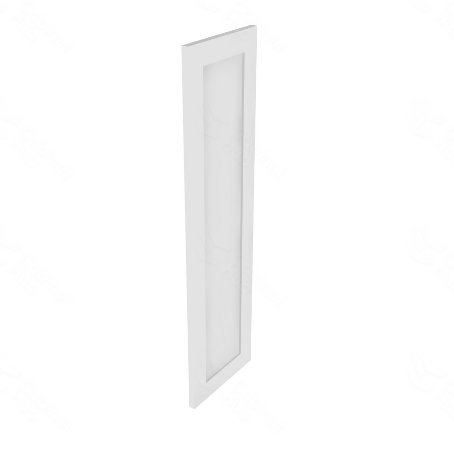 Shaker Designer White Decorative Cabinet End Panel - 11.5" W x 40.75" H x 0.75" D 11.5"