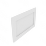 Shaker Designer White Decorative Cabinet End Panel - 22.5" W x 13.75" H x 0.75" D 22.5" W