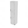Shaker Designer White Single Door Pantry - 18" W x 90" H x 24" D 18" W
