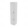 Shaker Designer White Single Door Pantry - 18" W x 96" H x 24" D 18" W