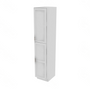 Shaker Designer White Single Door Pantry - 18" W x 96" H x 24" D 18" W