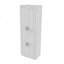 Shaker Designer White Double Door Pantry - 30" W x 96" H x 24" D 30" W