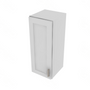 Shaker Designer White Single Door Wall Cabinet - 12" W x 30" H x 12" D 12" W