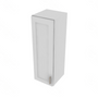 Shaker Designer White Single Door Wall Cabinet - 12" W x 36" H x 12" D 12" W
