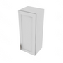 Shaker Designer White Single Door Wall Cabinet - 15" W x 36" H x 12" D 15" W