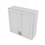 Shaker Designer White Double Door Wall Cabinet - 36" W x 36" H x 12" D 36" W