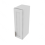 Shaker Designer White Single Door Wall Cabinet - 9" W x 30" H x 12" D 9" W