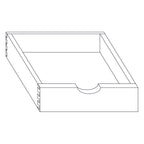 15" W Natural Soft CloseNatural Soft Close Roll Out Tray - 15" W 10.125" W x 4" H x 21" D